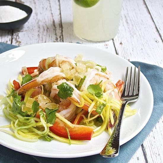 Shrimp and Green Mango Salad - Recipe photo by PinchandSwirl