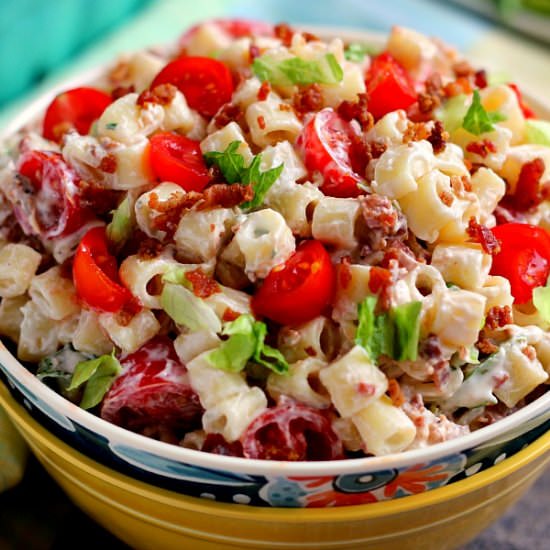 BLT Ranch Pasta Salad - Recipe photo by pumpkinnspice