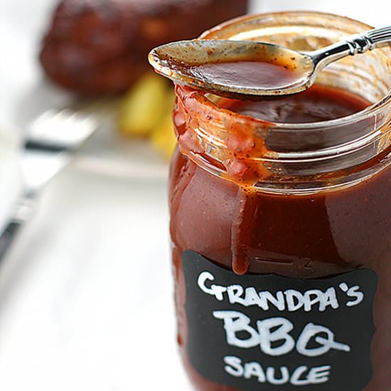 Grandpa's BBQ Sauce - Recipe photo by RaisinandFig