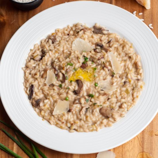 Mushroom Risotto - Recipe photo by Gastro Senses