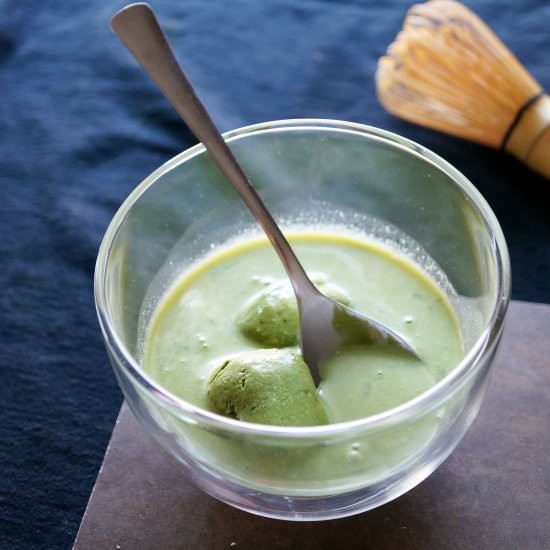 Matcha Affogato - Recipe photo by misshangrypants
