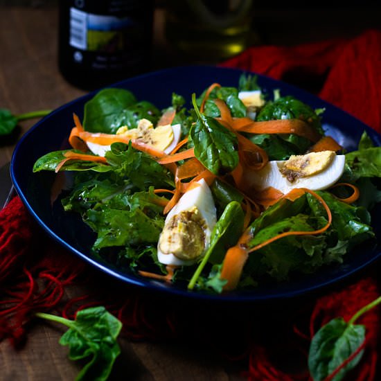 Green Salad with Kale - Recipe photo by SpicieFoodie