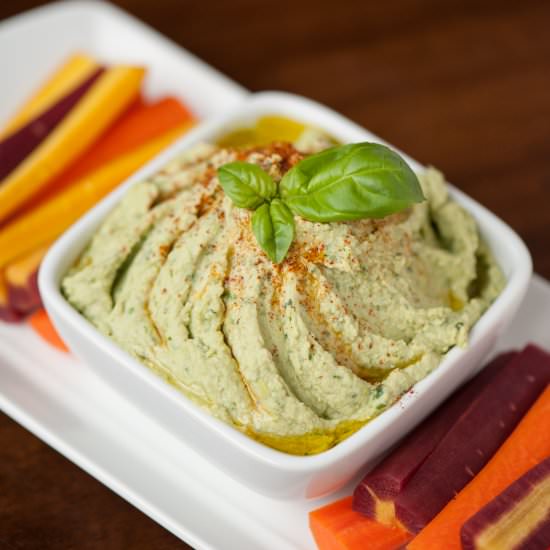 Edamame Herb Hummus - Recipe photo by selfproclaimedfoodie