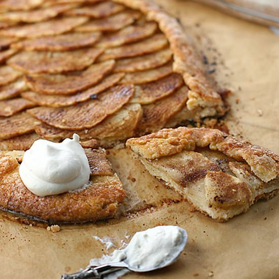 Salted-Butter Apple Galette - Recipe photo by RaisinandFig