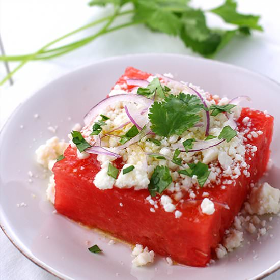 Watermelon Salad - Recipe photo by RaisinandFig