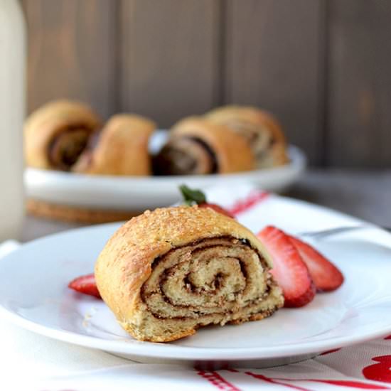 Nutella Swirl Bread - Recipe photo by Pavani