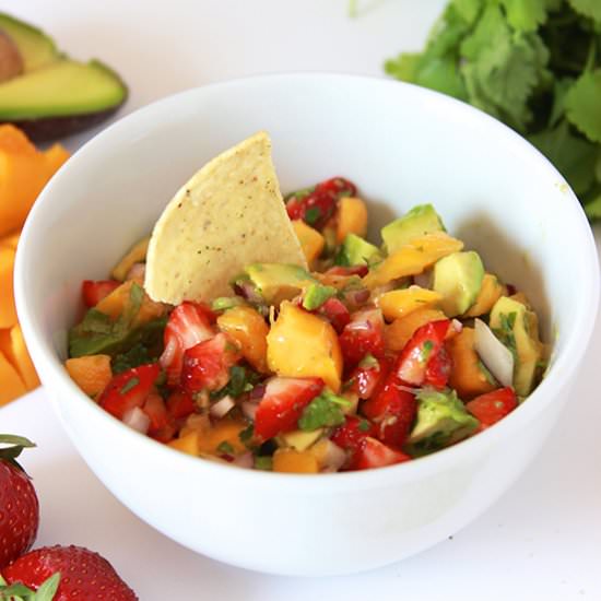Strawberry Mango Guacamole - Recipe photo by cookingwithruthie