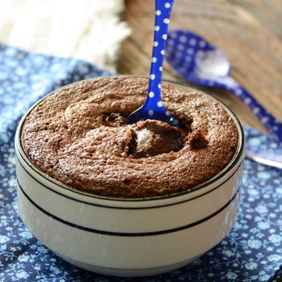 Molten Lava Chocolate Cakes for Two - Recipe photo by AnEdibleMosaic