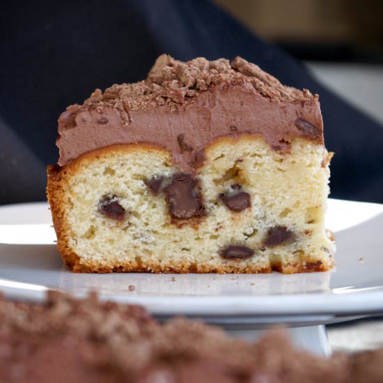 Chocolate Chunk Buttermilk Cake - Recipe photo by BakedByH