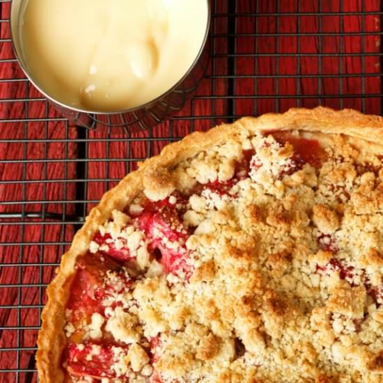 Rhubarb Apple Pie - Recipe photo by thisgrandmaisfun