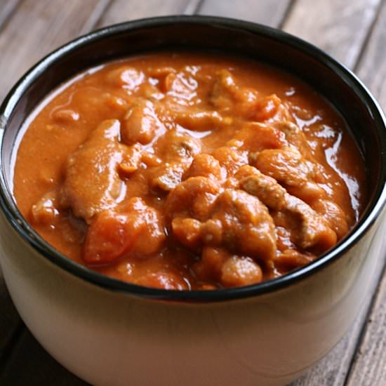 Hearty Chili with Beans - Recipe photo by gracegoodeats