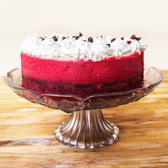 Red Velvet Mousse Cake - Recipe photo by frostandserve