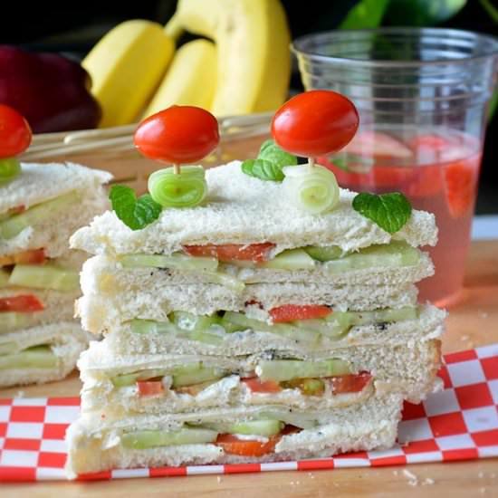 Tomato Cucumber Sandwich - Recipe photo by ruchiskitchen