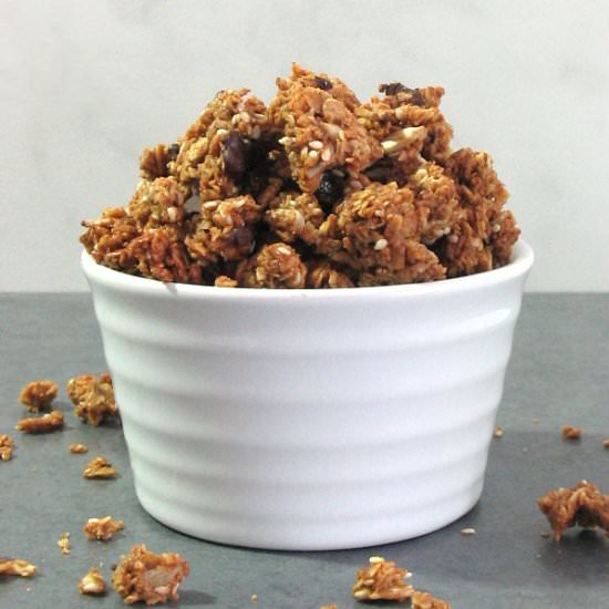 Apricot Gingerbread Granola - Recipe photo by sliceofkitchenlife