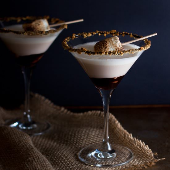 The Ultimate S'mores Martini - Recipe photo by The art of sweet