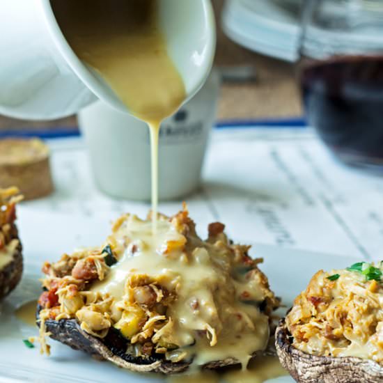 Stuffed Portobello Mushrooms - Recipe photo by Cooks With Cocktails
