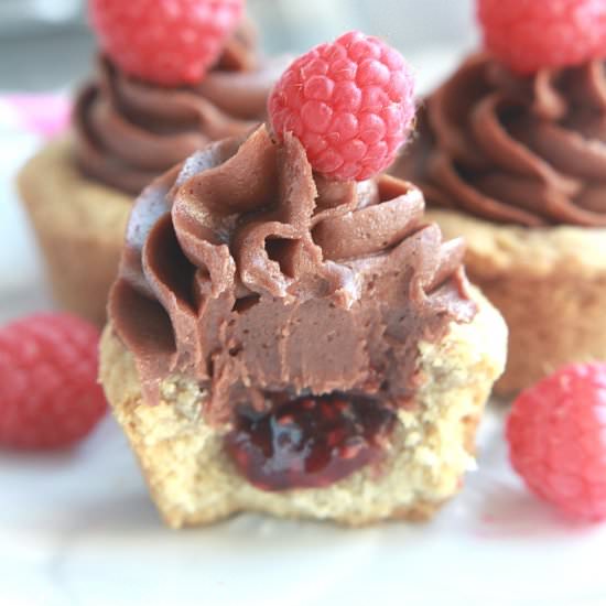Mini Raspberry Nutella Cookie Cups - Recipe photo by LifemadeSweeter