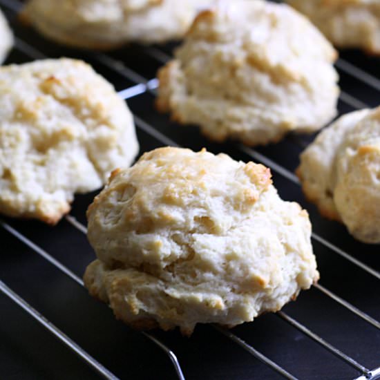 Buttermilk Drop Biscuits - Recipe photo by gracegoodeats