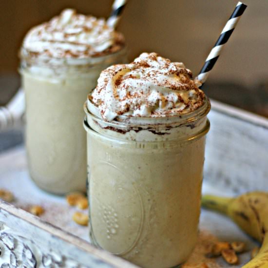 Peanut Butter & Banana Shake - Recipe photo by the_gourmet_RD