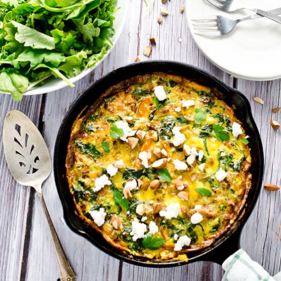 Curried Sweet Potato Frittata - Recipe photo by The Endless Meal