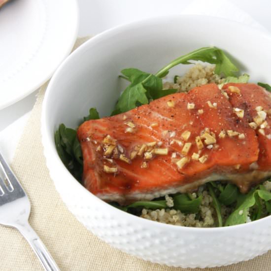 Garlic Soy Glazed Salmon - Recipe photo by 24carrotlife