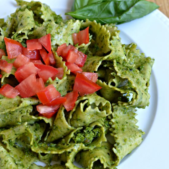 Green Garlic Pesto - Recipe photo by westoftheloop