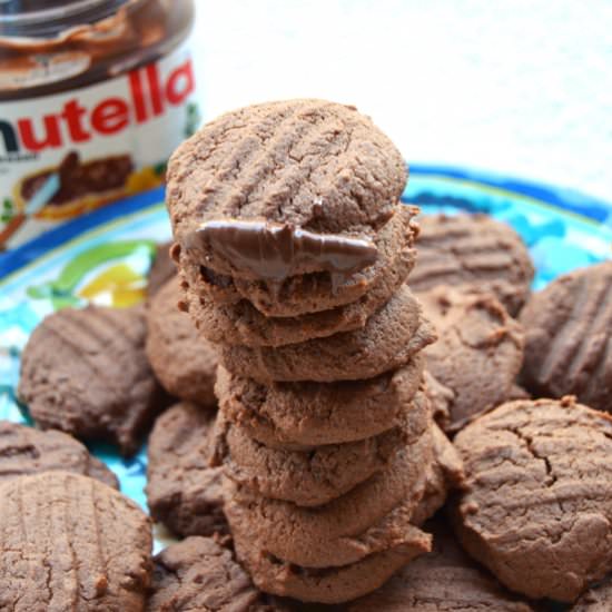 Eggless Nutella Cookies - Recipe photo by Remya Ravindran