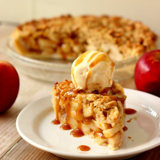 Dutch Apple Pie With Oat Streusal - Recipe photo by theinformalchef