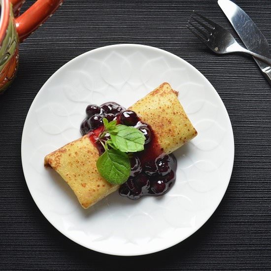 Homemade Cheese Blintzes - Recipe photo by shelovesbiscotti