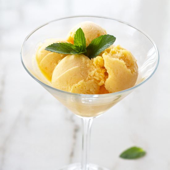 Mango Semi Freddo - Recipe photo by Shadesof Cinnamon