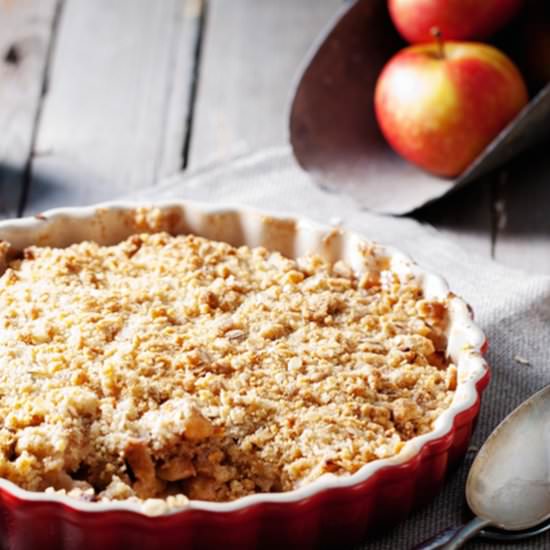 Apple Crisp - Recipe photo by Culinary Therapy