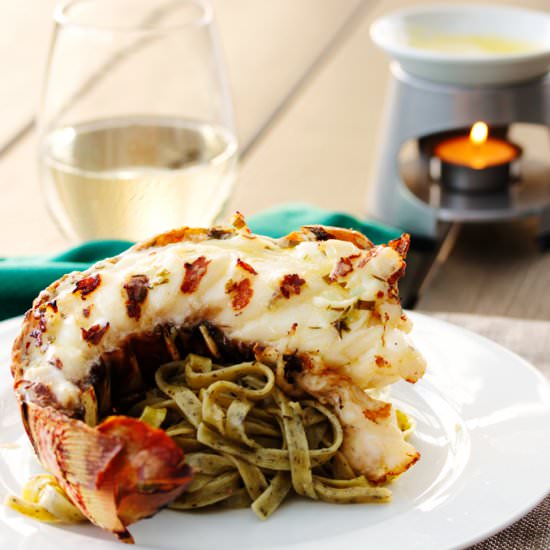 Grilled Lobster & Lemon Herb Butter - Recipe photo by Cooks With Cocktails