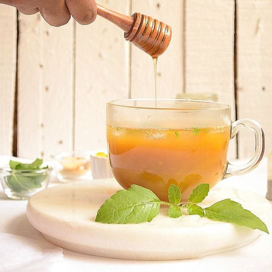 Iced Mango Organic Green Tea - Recipe photo by currytrail