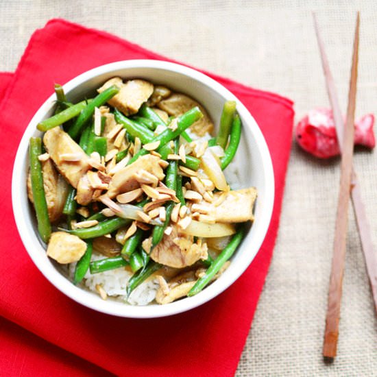 String Bean Chicken with Almonds - Recipe photo by simplesweetsavory