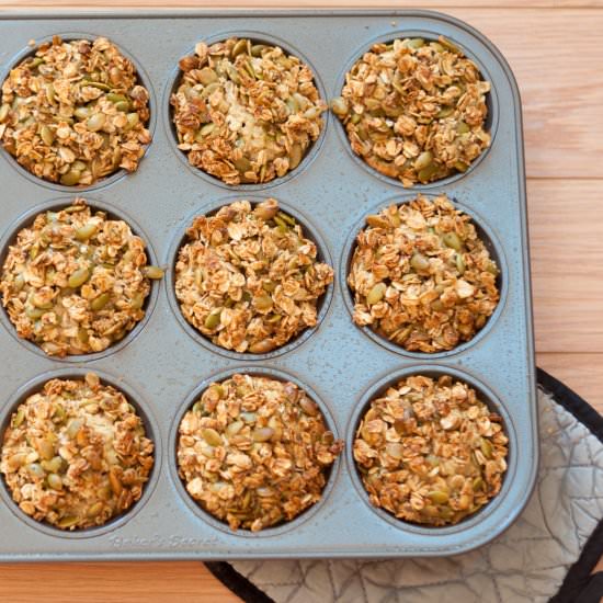 Maple Granola Muffins - Recipe photo by petitepanini