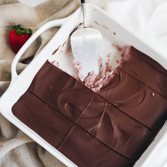 Strawberry & Coconut Dessert Bars - Recipe photo by theblondechef