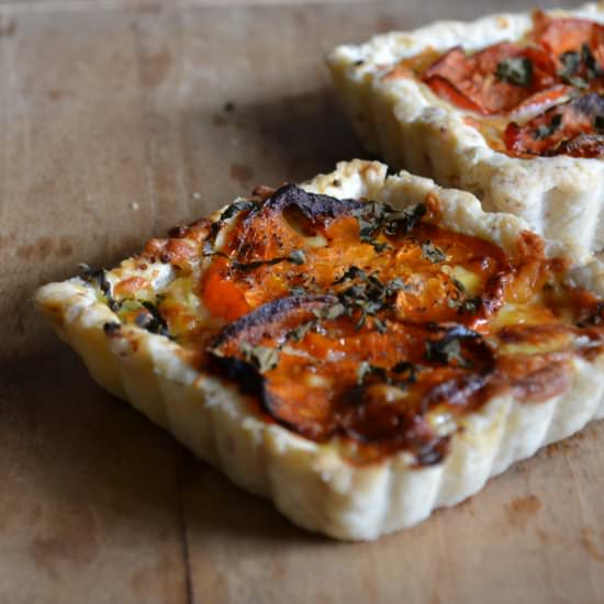 Rustic Tomato Tart - Recipe photo by The Art of Homemaking