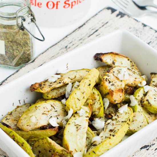 Roasted Cho Cho (Chayote) - Recipe photo by thatgirlcookshealthy