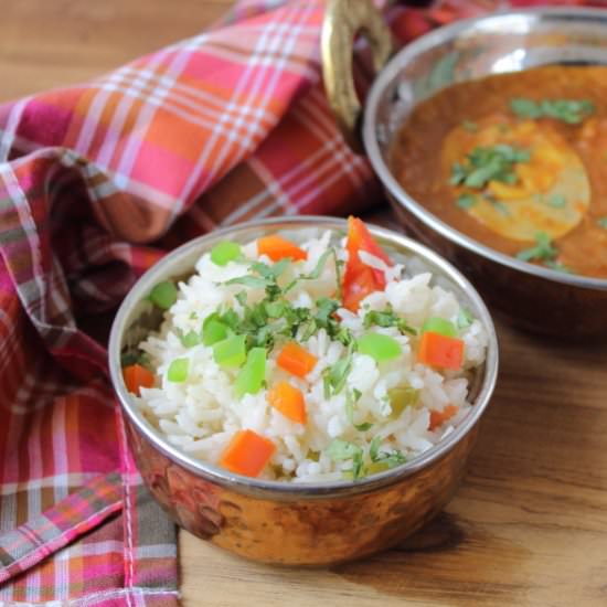 Sunday Pulav with Egg Curry - Recipe photo by Spicecounter
