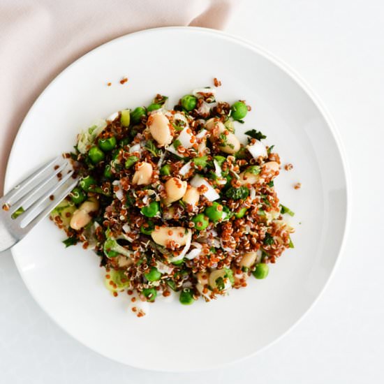 Refreshing Red Quinoa Salad - Recipe photo by sugarsalted
