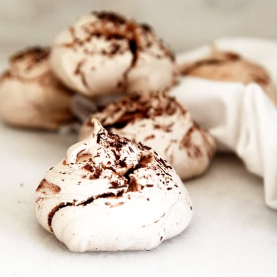 Mini Chocolate Meringue - Recipe photo by littlebigh
