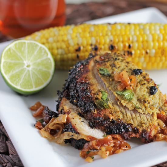 Cuban Mojo Pork Tenderloin - Recipe photo by lifefoodandbeer