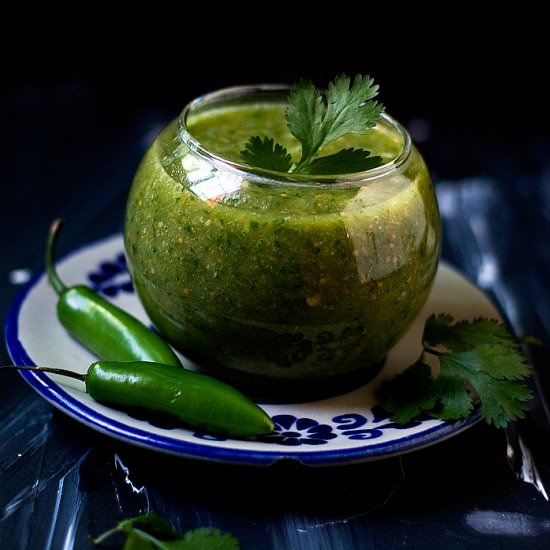 Mexican Salsa Verde - Recipe photo by SpicieFoodie