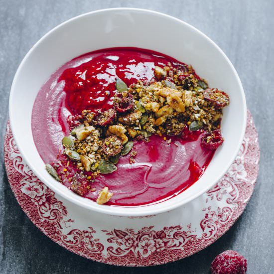 Raw Pink Buckwheat & Cashew Cream - Recipe photo by grandmothers figs