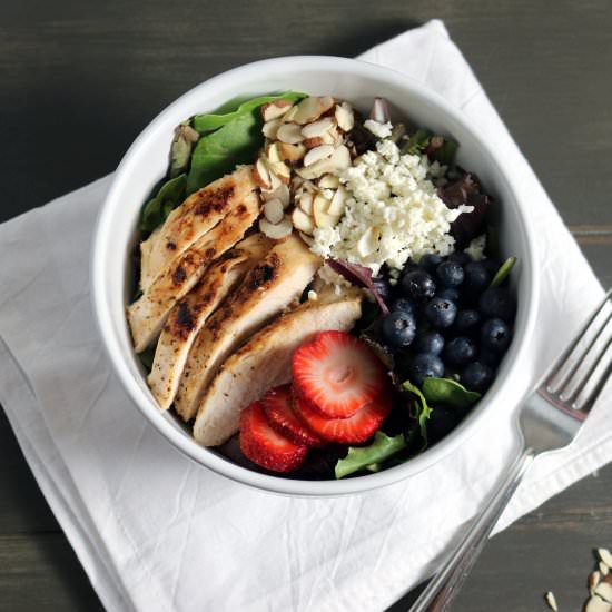 Strawberry Chicken Salad - Recipe photo by thestudyofyum