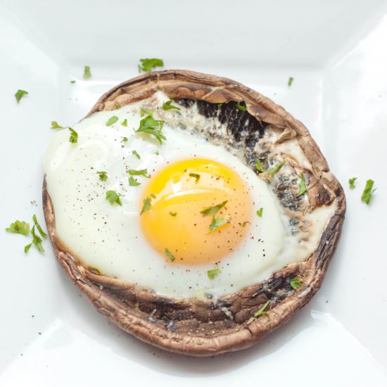 Portobello Baked Eggs - Recipe photo by servedfromscratch