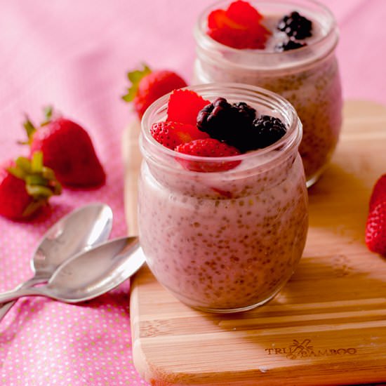 Strawberry Chia Seed Pudding - Recipe photo by Inner Harmony Nutrition