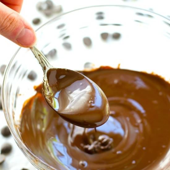 How To Melt Chocolate - Recipe photo by WholeAndHeavenlyOven