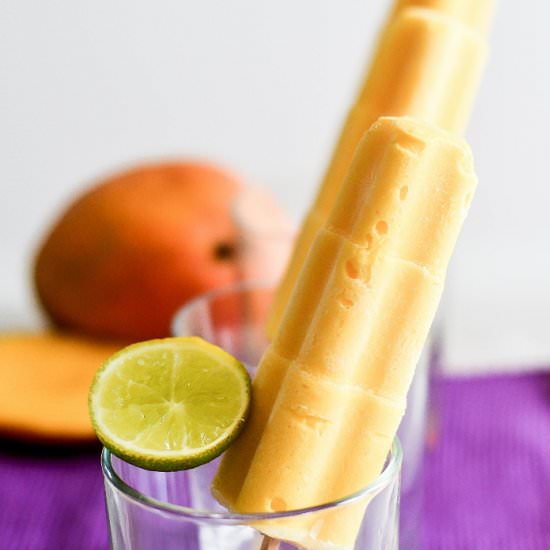 Mango Lime Lassi Ice Lollies - Recipe photo by Cakes By Chichi