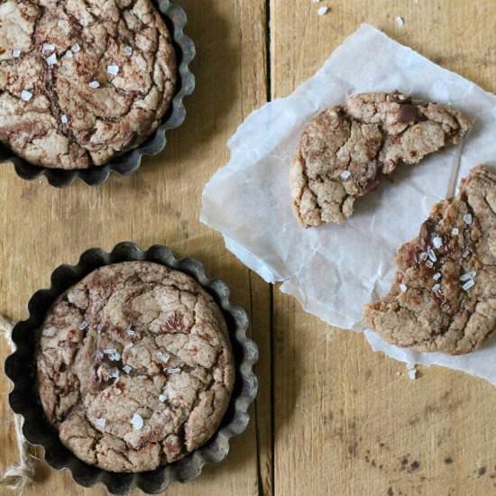 Nutella-Cookies with Sea-Salt - Recipe photo by Lirumlarumblog